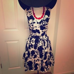 Halter top dress with Basque waist